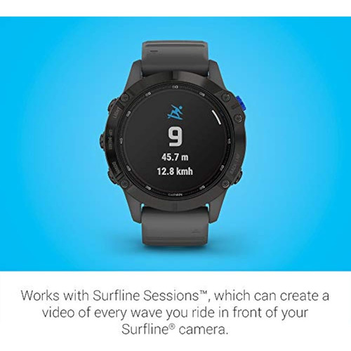 Garmin Fenix 6 Pro Solar, Reloj Gps Multideporte Negro/gris