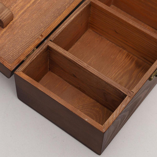 Para J0yf Caja De Costura De Madera Accesorios De Costura