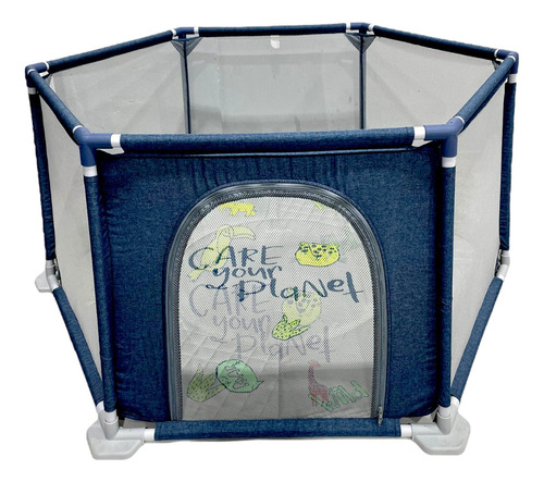 Corral Para Bebé Infanti Py-01 - Nuevo En Caja Sellada, Azul