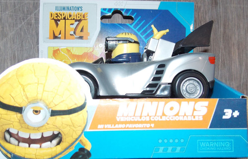 Minions Dave Carros Minions Carro De Fricción Color Gris