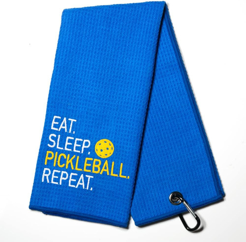 Eat Sleep Pickleball Repeat - Toalla Bordada De Pickleb...