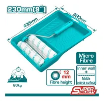 Comprar Kit De Rodillos 4 En 1. 2 Fundas Mas Bandeja Y Su Rodillo 9 