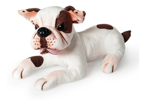 Peluche Numi Cachorro Bull Dog 38 Cm Animales Realistas