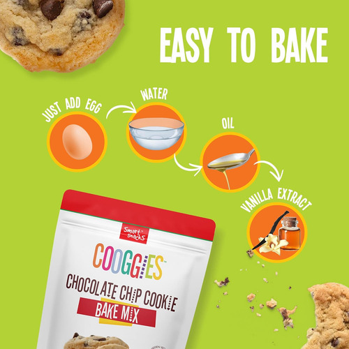 Mezcla De Galletas Con Chispas De Chocolate Sin Gluten Coogg