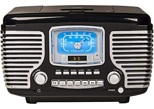 Cr612b-bk Corsair Tabletop Am/fm Bluetooth Radio With C...