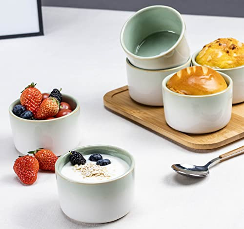 Juego De 6 Moldes Unicasa Creme Brulee De 8 Onzas, Oven S