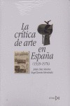 Critica De Arte En España 1939-1976 - Diaz Sanchez,julian