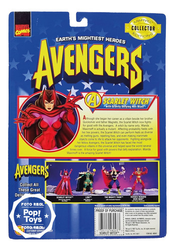 Outlet - Toy Biz 1997 Earth´s Mightiest Heroes Scarlet Witch