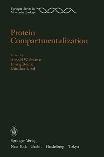 Protein Compartmentalization (libro En Inglés)