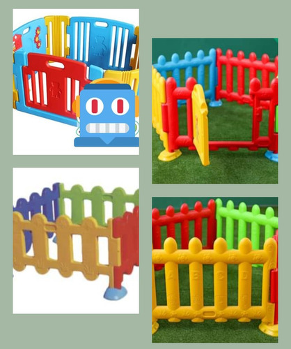 Imagen 1 de 10 de Cerco Corral Nido Rejas Bebes Y Niños No Toxicos Envio Prov