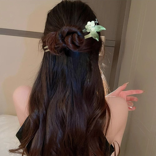 Moño De Pelo Acrílico En Forma De U Con Forma De Horquilla A