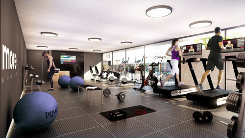 Imagen 8 de 13 de Venta Apartamento Monoambiente Buceo - Edificio More Buceo
