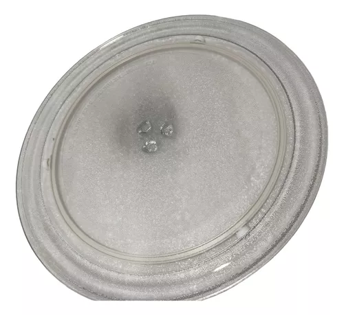 Plato de microondas, plato de cristal de 24,5 cm, Plato Microondas  Universal de Vidrio, Plato Giratorio Placa de Cristal, Microondas Plato de  Vidrio