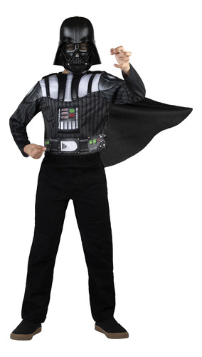 Star Wars Darth Vader Dress-up Set Top De Vestir Con Capa Y