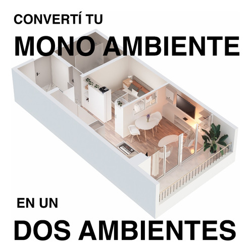 Ideas Para Dividir Monoambiente Y Ambientes - Airbnb Booking