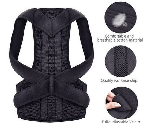 Imagen 2 de 6 de Pack 2 Corrector De Postura Espalda Unisex Talla S