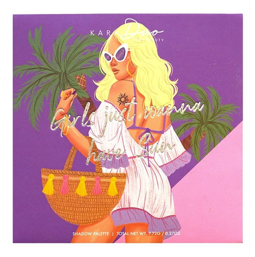 Paleta De Sombras Girls Just Wanna Have Sun De Kara Beauty