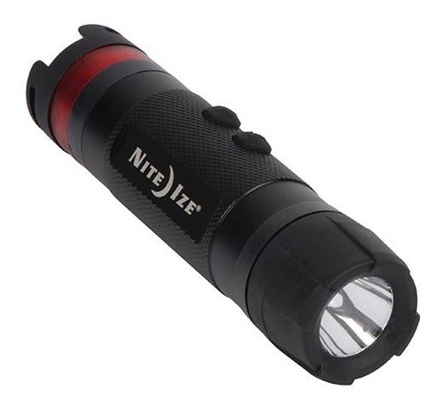 Mini Linterna Mano Led Negro Con Luz Roja Seguridad Nite Ize Color de la luz Blanco