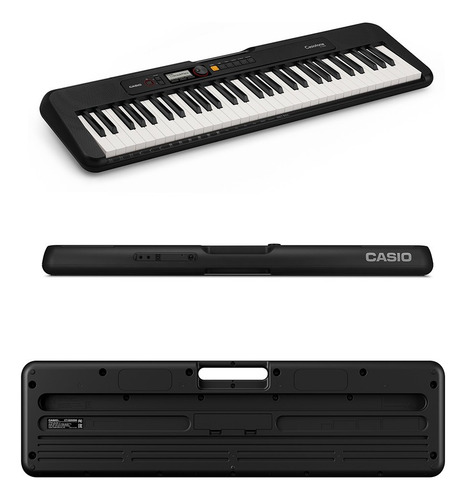 Imagen 2 de 6 de Teclado Casio Ct-s200 Negro Soporte Funda Acolchada Fuente