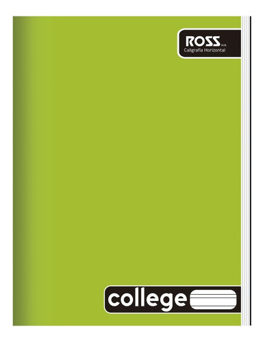 Pack 10x Cuadernos College Caligrafía Horizontal 80 Hojas 