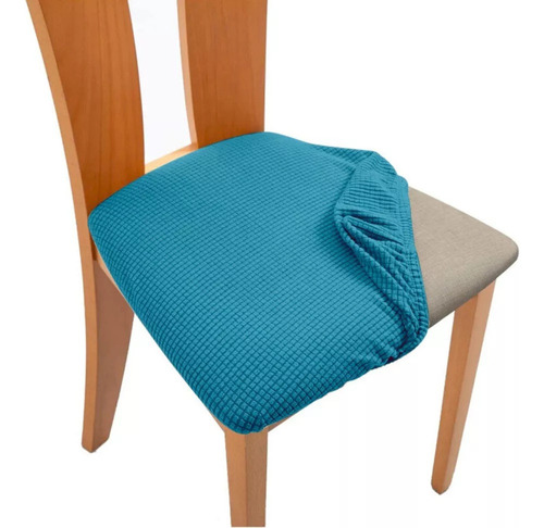 .s Set 6 Fundas For Asiento De Sillas Elasticadas Comedor D