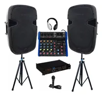 Comprar Sonido Premium Para  Dj Consola-bafles-potencia-mic 