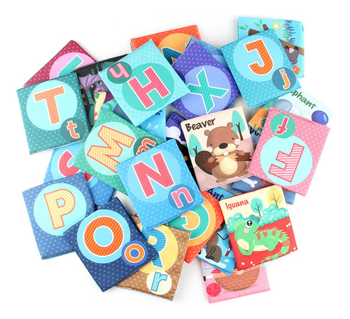 Tarjetas De Alfabeto Suaves Para Bebés Tarjetas De Alfabeto