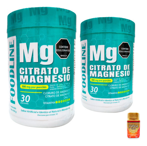 2 Citrato Magnesio 100% Natural - g a $67950