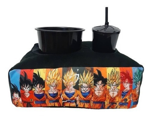 Presente Anime Adolescente Almofada De Pipoca Dragon Baal Z Cor Preta