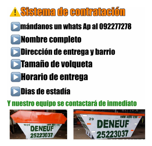 Imagen 3 de 5 de Volquetas Alquiler De Volquetas 2 - 6 Y 10 Hasta En 6 Cuotas
