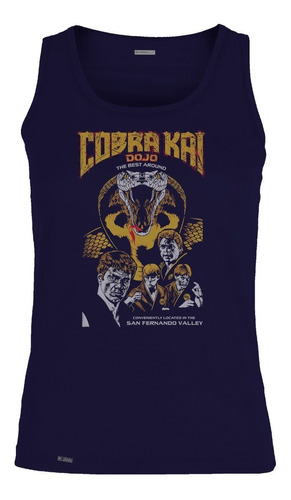 Camiseta Esqueleto Cobra Kai Dojo San Fernando Valley Sbo