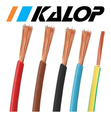 Imagen 5 de 7 de Cable Unipolar 6mm Kalop Normalizado Iram X25 Mts