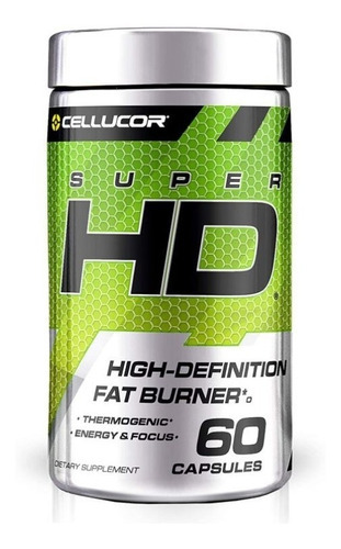 Cellucor Super Hd Thermogenic 60 cápsulas cuide do seu peso e treine! Sabor neutro
