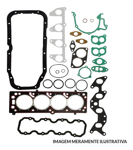 Junta Motor Ford Fiesta 1.6 8v Ano 04/15 Flex