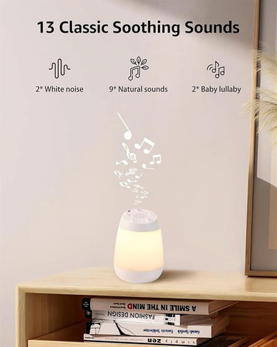 Máquina Ruido Blanco Con Luz Nocturna Ajustable,luz Nocturna