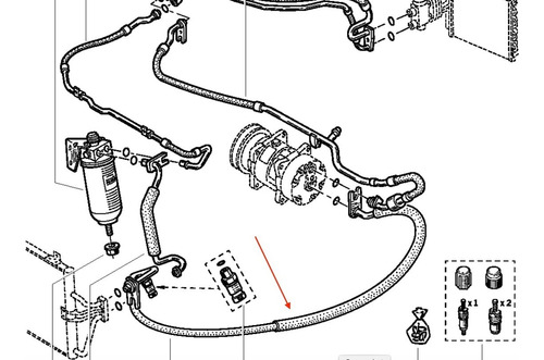 Cañeria Manguera Flexible A/c Renault Scenic