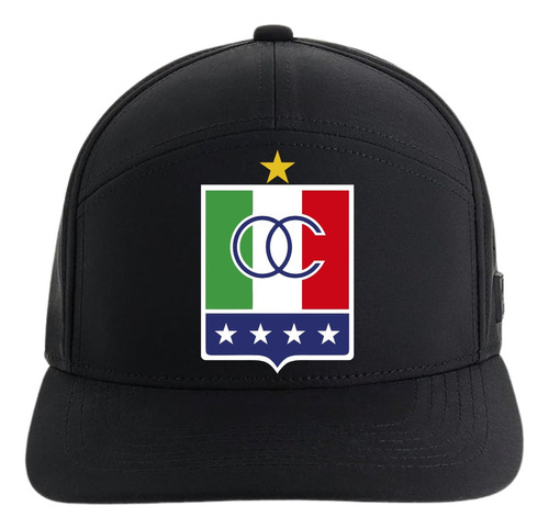 Gorra Once Caldas Manizales 5 Paneles Premiun Black