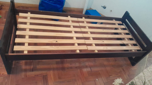 Cama De Madera De 1 Plaza Excelente Estado Marrón (Usado)