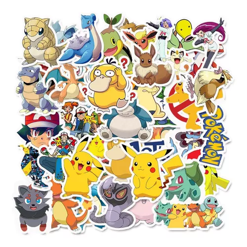 Pack de 50 Stickers Pokémon