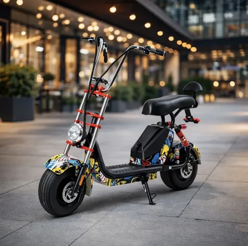Moto Elétrica Scooter Bicicleta 1000w 32km/h 48v Bateria