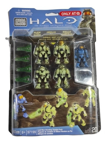 Halo Mega Construx Pack Zombies Exclusivo Target 2013