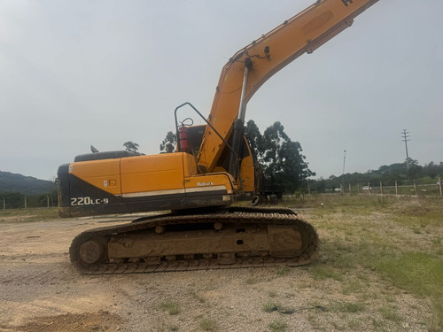 Escavadeira Hidráulica Hyundai 220 Com Braço Longo 11k Horas