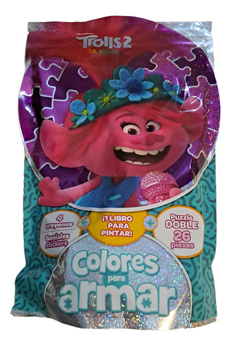 Kit Colorea + Puzzle Doble 26 Piezas Vertice 4356 Troll