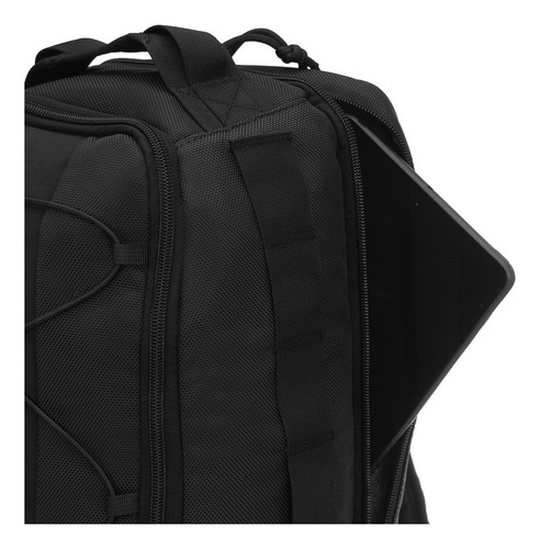 Mochila Transversal Wolf Attack Maverick Preta - Zíper Ykk® Cor Preto Desenho Do Tecido Lisa