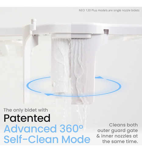 Luxe Bidet Neo 120 Plus - Único Accesorio De Bidé Patentado Chrome