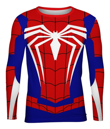 Playera Full Print Manga Larga Talla Extra 3xl