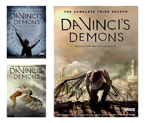 Da Vinci ' S Demons Paquete Temporadas 1 2 3 Importadas Dvd