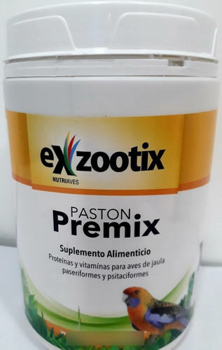 Paston Premix Para Todo Tipo De Aves De Jaula. Exzootix