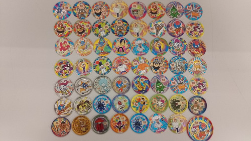 63 Tazos Mucha Lucha + 14 Repetidos Ofrece 77 Tazos En Total