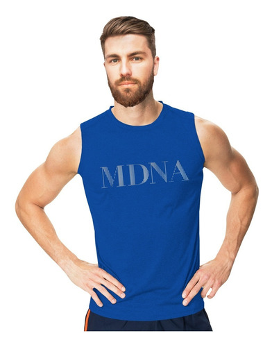 Madonna Mdna Silver Logo Playera Sin Mangas Tank Top Gym 
